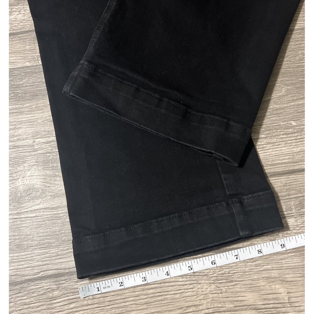 Judy Blue High Waisted Patch Pocket Straight Leg Black Jeans SZ 5/27 (27x33) - Picture 8 of 10